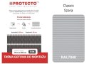 Taśma ogrodzeniowa PASKI 6 x 2,55mb CLASSIC 19cm PROTECTO SZARA + 12 klipsów GRATIS