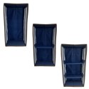 BLUE niebieski organizer do szuflady 3 przegrody 30,5x15,5x10cm