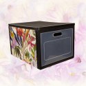 FLORAL w kwiaty organizer do szafy z drzwiczkami 41x31x25cm