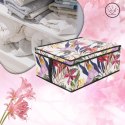 FLORAL w kwiaty organizer do szafy z pokrywą 48x36x19cm