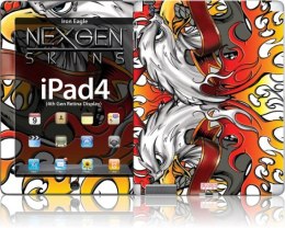 ZESTAW SKÓREK NA OBUDOWĘ 3D iPad 2/3/4 (Iron Eagle 3D)