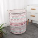 KOSZ MATERIAŁOWY ORGANIZER POJEMNIK 43x33 BOHO RÓŻ