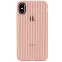 PROTECTIVE GUARD COVER ETUI IPHONE X ROSE GOLD