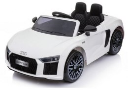 AUTO POJAZD NA AKUMULATOR AUDI R8 BIAŁE WHITE