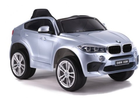 POJAZD AUTO NA AKUMULATOR BMW X6 SREBRNY LAKIER