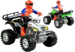 QUAD MOTOR CZTEROKOŁOWY TERENOWY Z FIGURKĄ