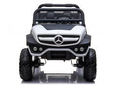 POJAZD ELEKTRYCZNY MERCEDES UNIMOG BIAŁY