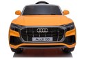 POJAZD AUTO ELEKTRYCZNE AUDI Q8 ŻÓŁTY AKUMULATOR