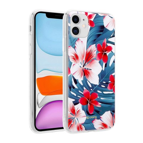 ETUI CASE DO IPHONE 11 KWIATY FLOWERS CRONG 03