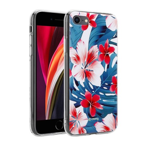 ETUI CASE DO IPHONE SE 2020 / 8 / 7 KWIATY FLOWERS CRONG 03