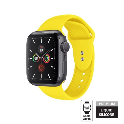 PASEK CRONG BAND DO APPLE WATCH 38/40 mm ŻÓŁTY