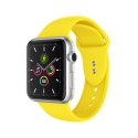 PASEK CRONG BAND DO APPLE WATCH 38/40 mm ŻÓŁTY