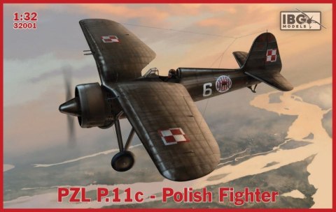 MODEL DO SKLEJANIA PZL P.11c Polish Fighter 1/32