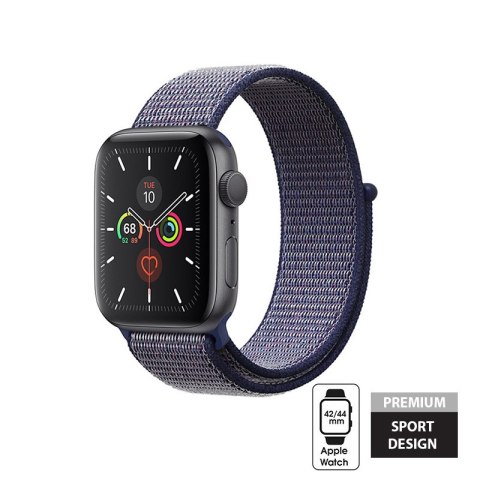 PASEK SPORTOWY CRONG DO APPLE WATCH 42/44 NIEBIESKI