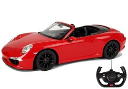 AUTO ZDALNIE STEROWANE RC Porsche 911 1:14 CZEROWNE
