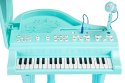 FORTEPIAN ORGANKI KEYBOARD Z MIKROFONEM KARAOKE MP3