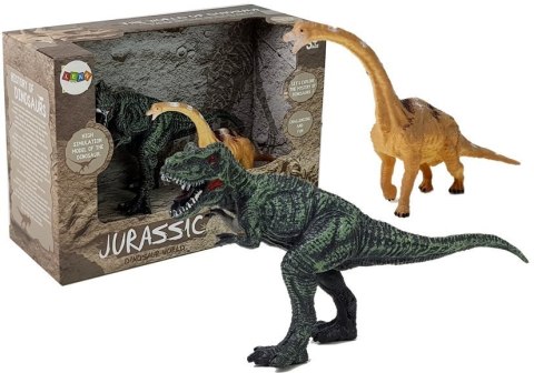 ZESTAW FIGUREK DINOZAURY Brachiosaurus Tyranozaur Rex