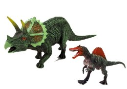 ZESTAW FIGUREK DINOZAURY Spinosaurus Triceratops