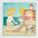 PUZZLE 4W1 DZIEŃ W SZKOLE CLASSIC WORLD