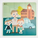 PUZZLE 4W1 DZIEŃ W SZKOLE CLASSIC WORLD