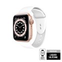 PASEK CRONG LIQUID APPLE WATCH 38/40mm BIAŁY