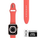 PASEK CRONG LIQUID DO APPLE WATCH 38/40mm KORALOWY