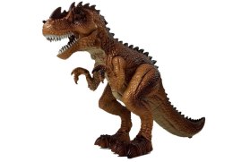 RUCHOMY DINOZAUR TYRANOZAUR Z PISTOLETEM NA PARĘ