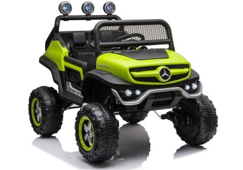 AUTO NA AKUMULATOR MERCEDES UNIMOG S ZIELONY