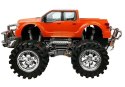 ZESTAW POJAZDÓW MONSTER TRUCK CZARNY LAWETA 58 CM