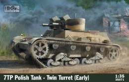 MODEL DO SKLEJANIA 7TP Polish Tank-Twin Turret Early Production